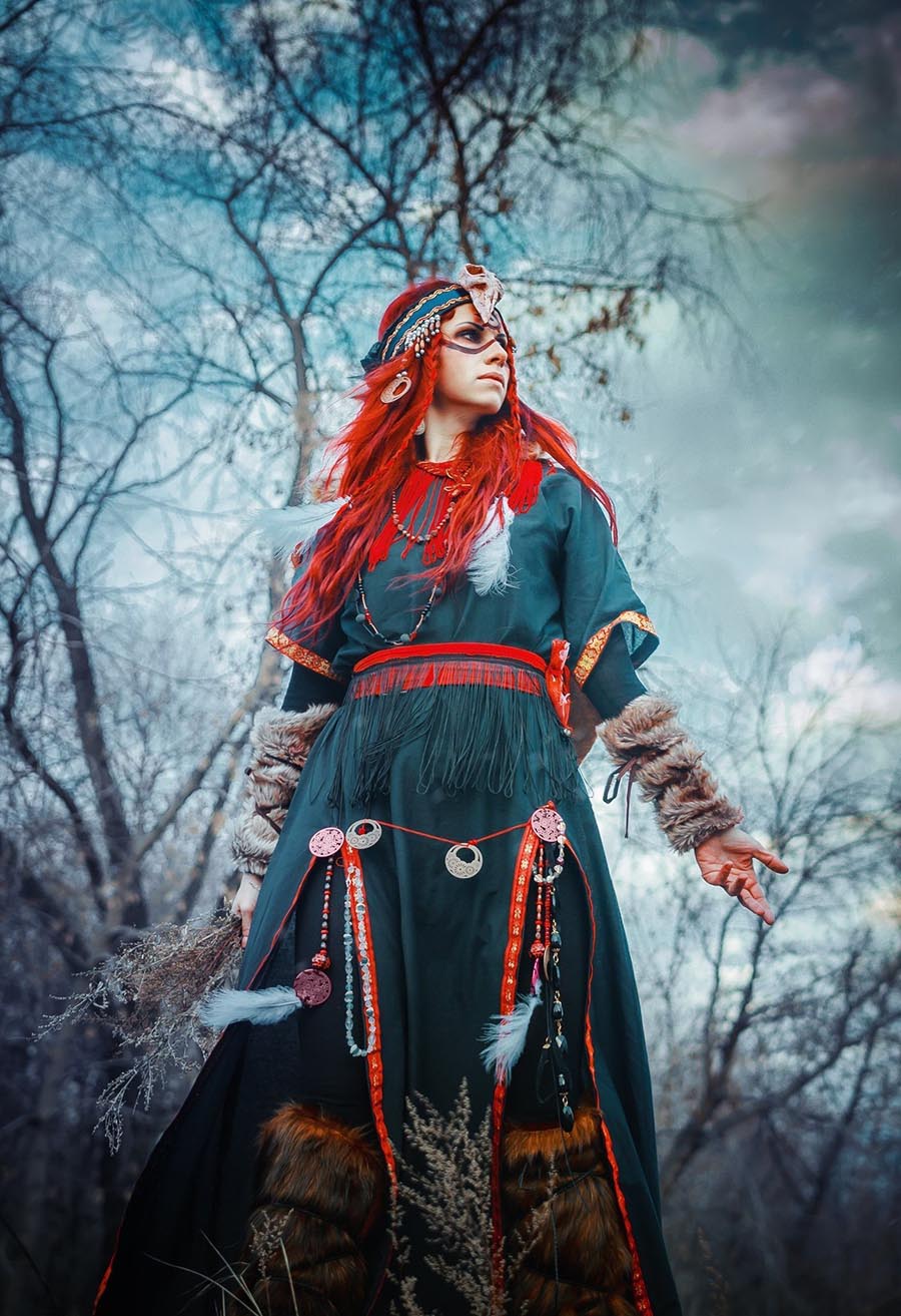 Girls in Slavic costumes underwear in Bhilai